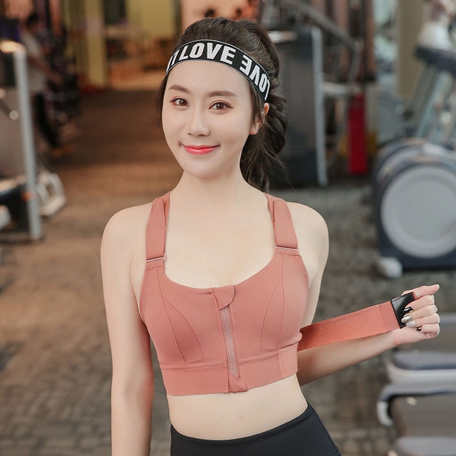 สปอร์ตบราออกกำลังกาย สีดำ/สีเขียว/สีแดงอิฐ (M,L,XL,2XL,3XL,4XL,5XL) W0106