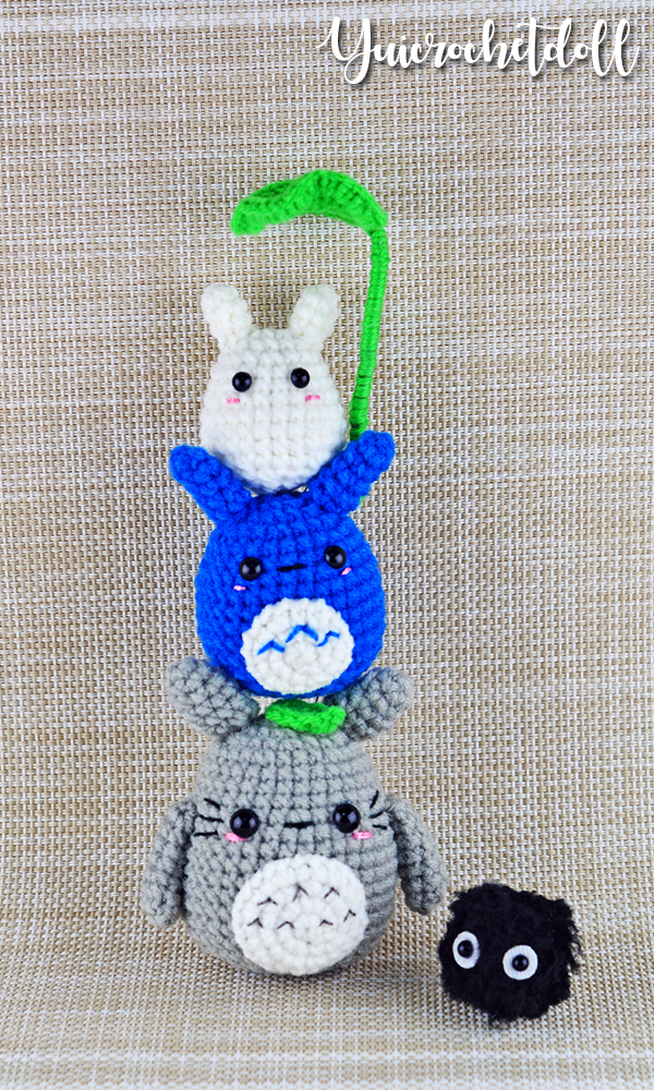 ตุ๊กตาถักโครเชต์ โทโทโร่ เพื่อนรัก My Neighbor Totoro