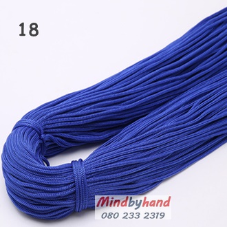 เชือกร่ม ขนาด 3 มิล รหัสสี 18 Royal Blue