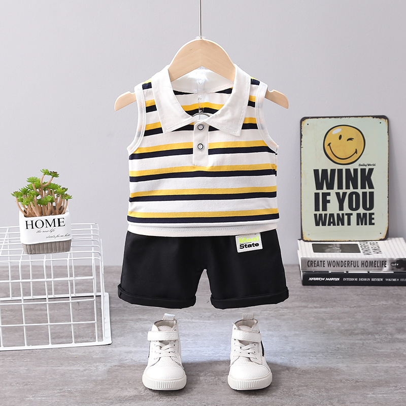 ha1587 เสื้อกล้าม+กางเกง size 80-120 จำนวน 5 ตัวต่อแพ็ค
