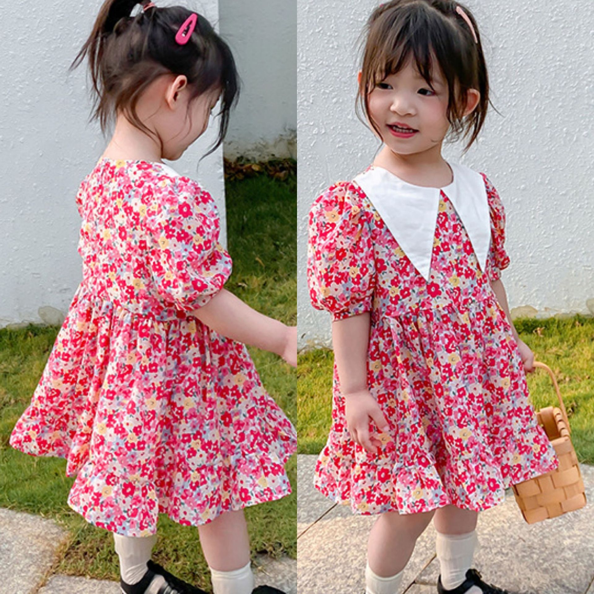 yy26 เดรส size 7-15 5 ชุดต่อแพ็ค (เลือกไซส์ได้ ให้ครบแพ็ค)