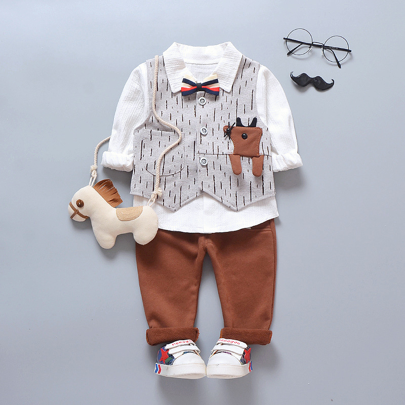 ha500 เสื้อแขนยาว+กางเกง(3ชิ้น) size 80-110 4ตัวต่อแพ็ค