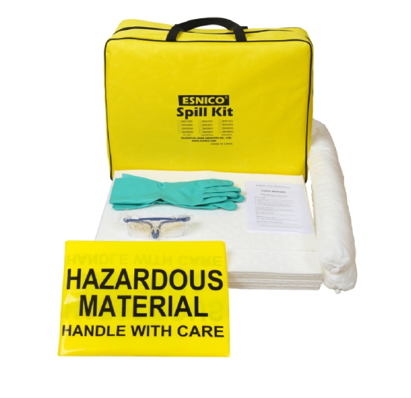 ชุดอุปกรณ์ป้องกันการรั่วไหลแบบพกพา อเนกประสงค์ Oil Only (เฉพาะน้ำมัน) 30 ลิตร SK030W (1ชุด/แพ็ค)