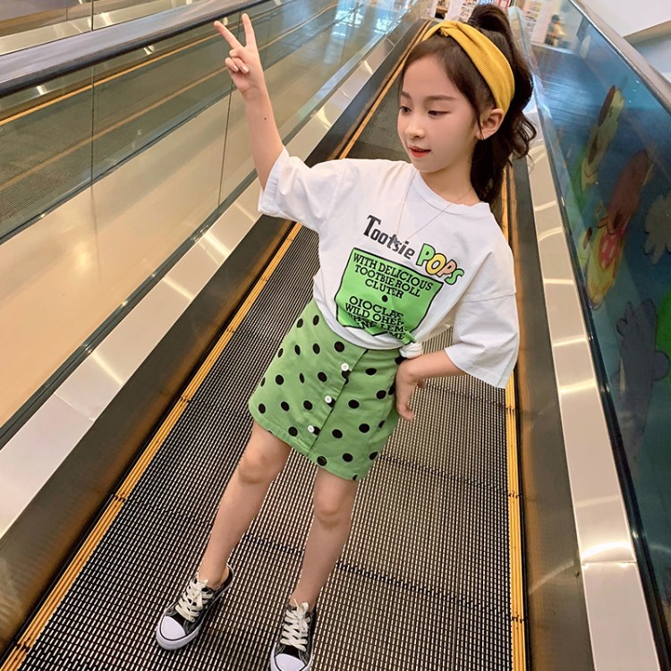 dr3636 เสื้อ+กระโปรง เด็กโต 3 ตัวต่อแพ็ค 110-160 (เลือกไซส์ได้ให้ครบแพ็ค)
