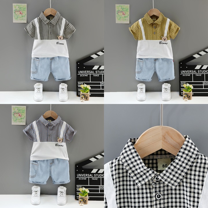ha1690 เสื้อ+กางเกง size 80-110 จำนวน 4 ตัวต่อแพ็ค