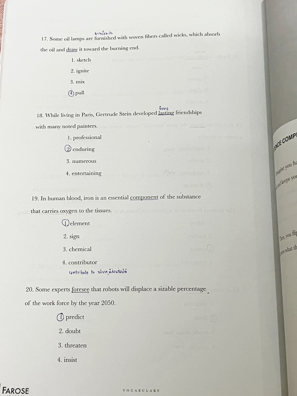 ►หนังสือฟารอส◄ หนังสือกวดวิชาภาษาอังกฤษฟารอส Farose Academy เล่ม Mastery Intensive ในหนังสือมีสรุปเนื้อหาสั้นๆกระชับ มีพาร์ท Grammar , Vocab , Reading มีโจทย์เข้มข้นประจำบท จดครบเกือบทั้งเล่ม จดละเอียด
