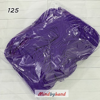 เชือกร่ม ขนาด 3 มิล สีพื้น รหัสสี 125 สีม่วงเข้ม