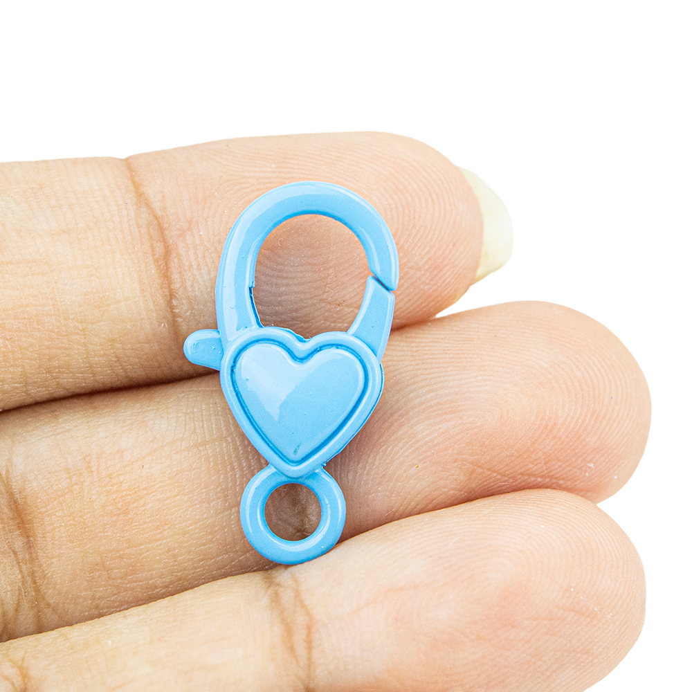 [พร้อมส่งจากไทย] ตะขอก้ามปูหัวใจ ก้ามปูสี ก้ามปูเหล็ก ตะขอก้ามปูหัวใจ ตะขอพวงกุญแจDIY Craft╭♥