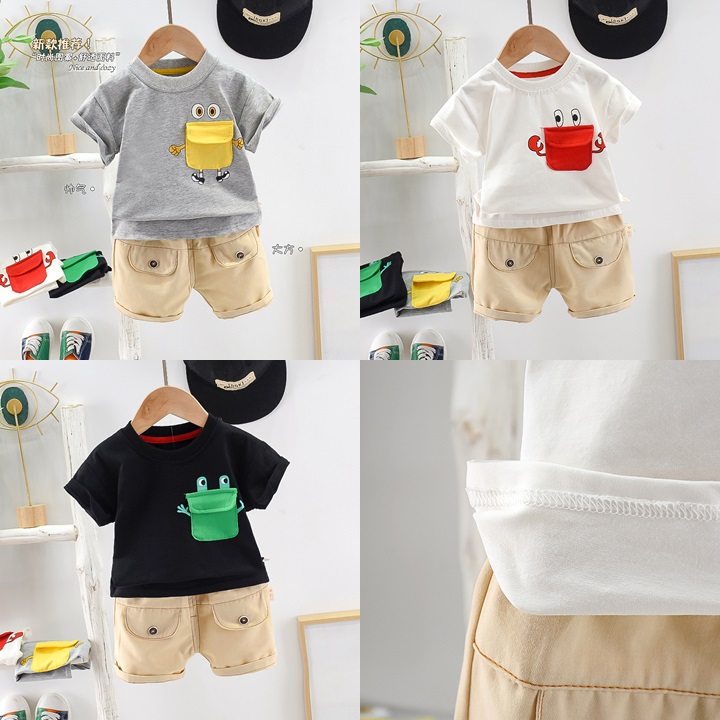 ha1483 เสื้อ+กางเกง size 80-110 จำนวน 4 ตัวต่อแพ็ค