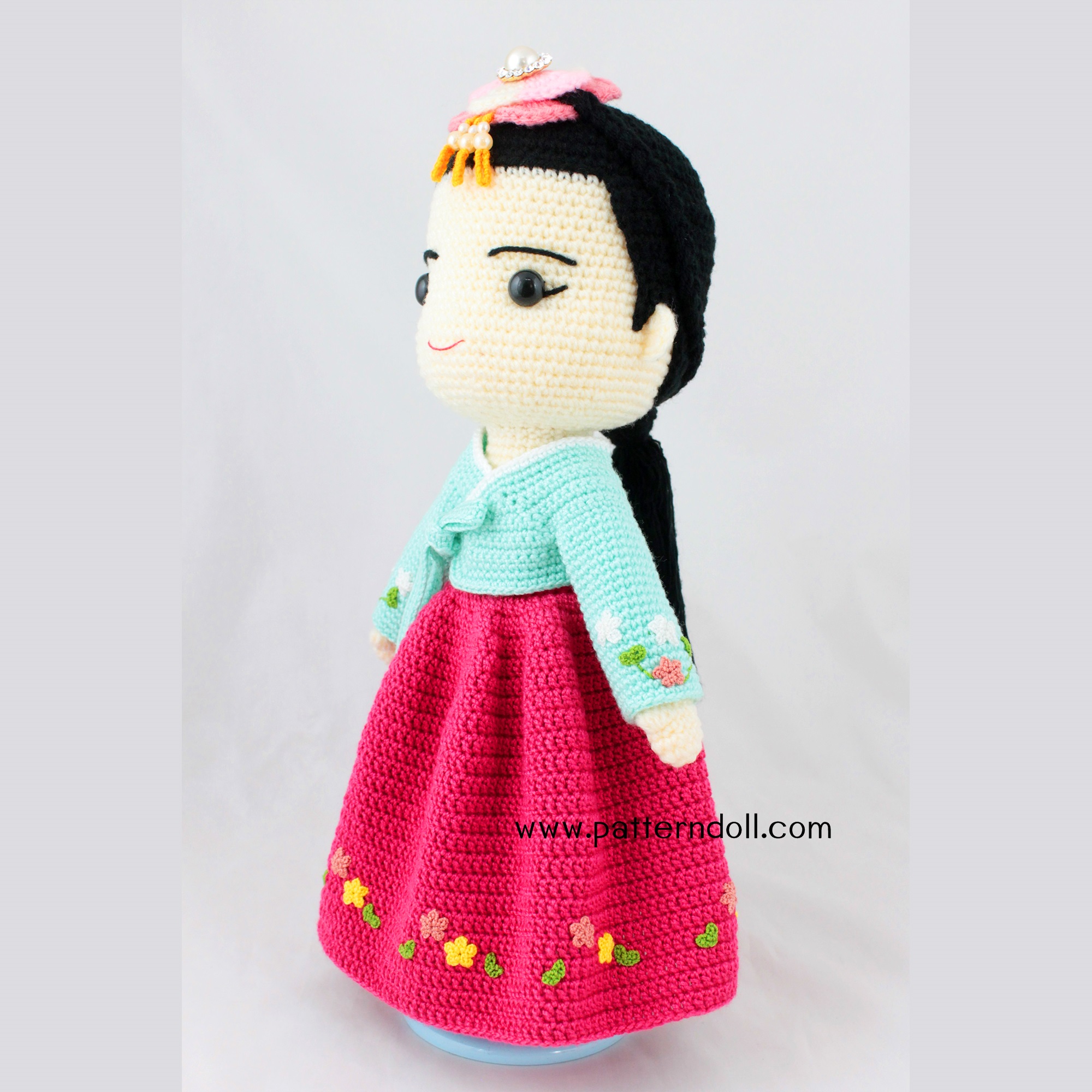 หนังสืองานฝีมือตุ๊กตาถักโครเชต์คู่รักชุดฮันบก