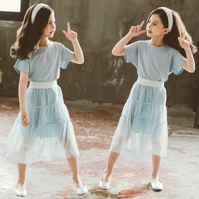 dr4947 เสื้อ+กระโปรง เด็กโต 3 ตัวต่อแพ็ค 110-160 (เลือกไซส์ได้ให้ครบแพ็ค)