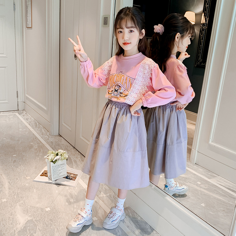 pa575 เสื้อ+กระโปรง 110-160 จำนวน 3 ตัวต่อแพ็ค (เลือกไซส์ได้ให้ครบแพ็ค)