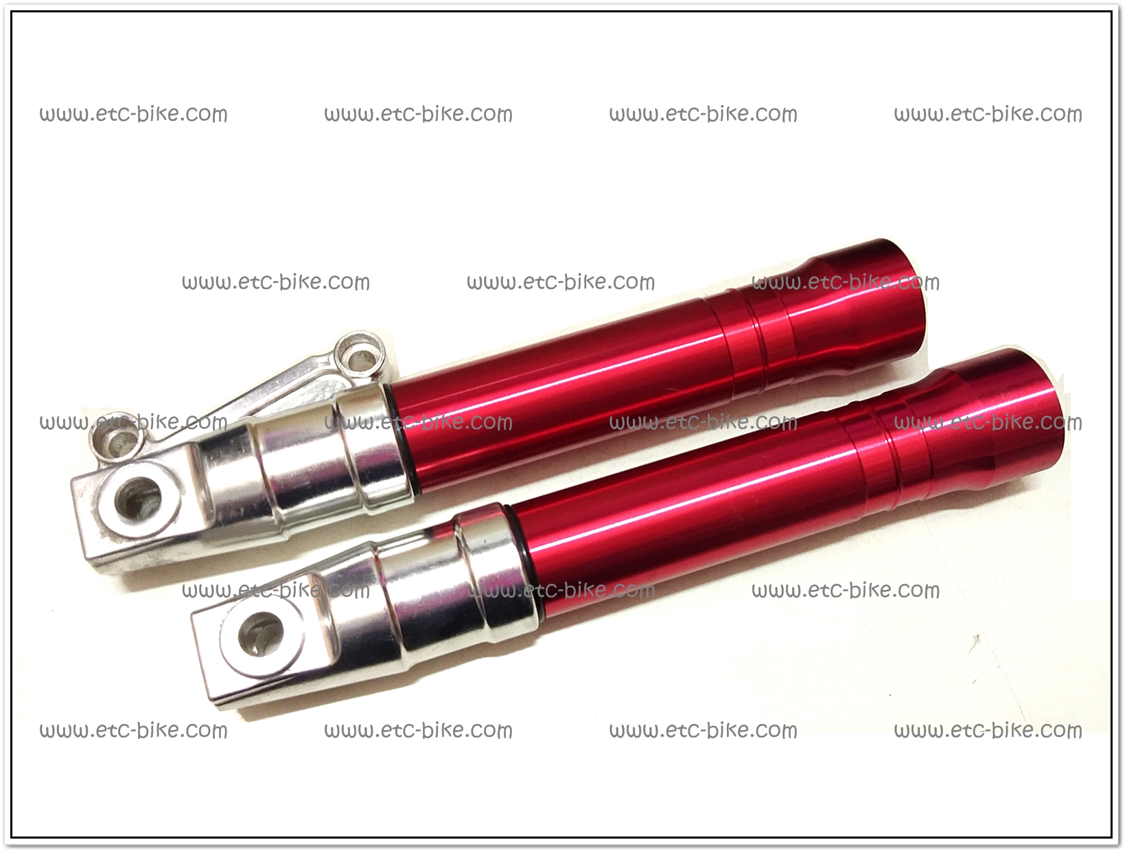 กระบอกโช๊คแต่ง WAVE110, WAVE125 ดีส สีแดง