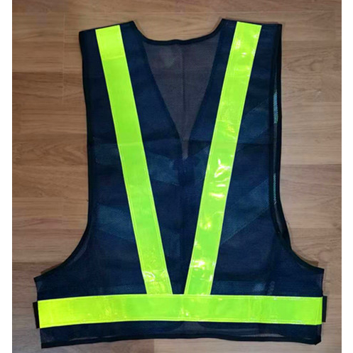 เสื้อสะท้อนแสงตาข่ายเล็ก- แถบสะท้อนแสง 6 แถบ