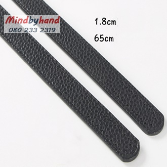 สายกระเป๋าหนังลายลิ้นจี่ ความยาว 65 cm.