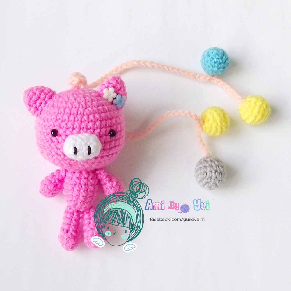 พวงห้อยกระเป๋าหมูพิงค์กี้