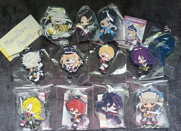Touken Ranbu : Gachapon Rubber Straps