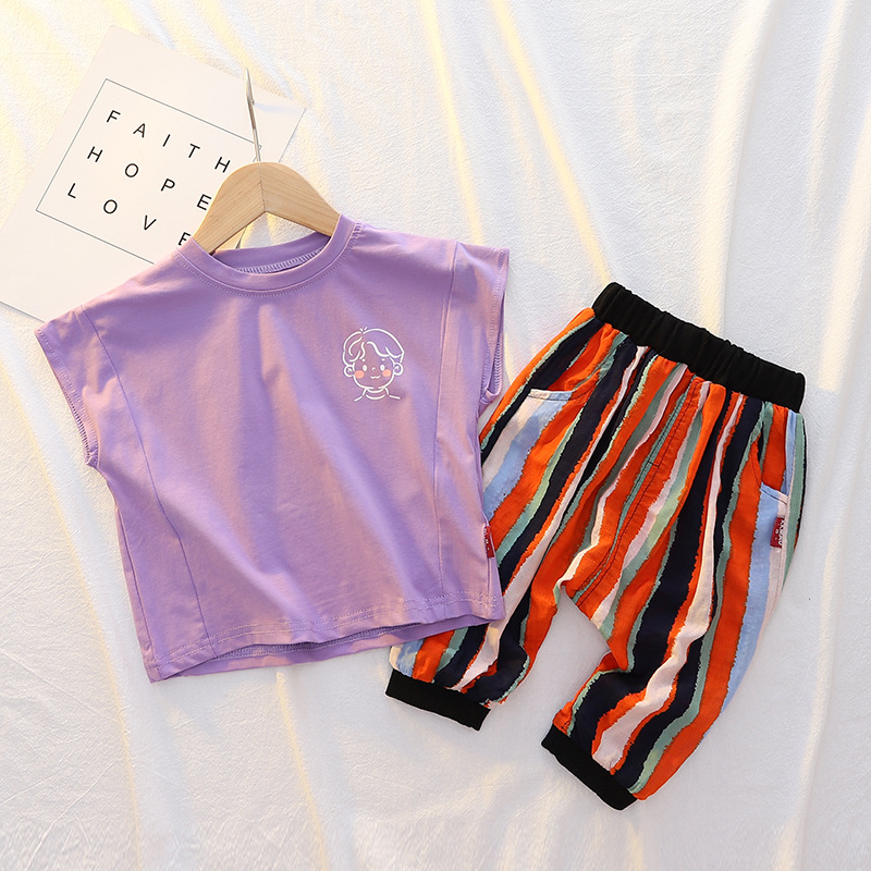 ha1435 เสื้อ+กางเกง size 80-120 จำนวน 5 ตัวต่อแพ็ค