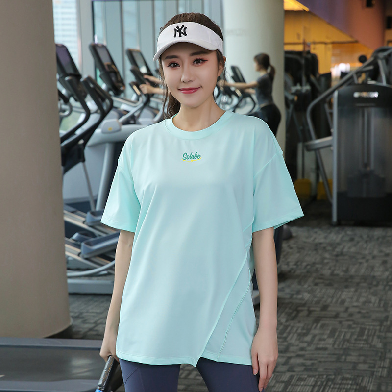 เสื้อออกกำลังกายผู้หญิงไซส์ใหญ่ สีขาว,สีเขียว (M,L,XL,2XL,3XL,4XL) S1-136