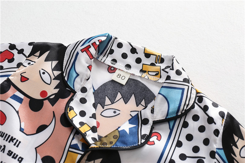ha1300 ชุดนอน เสื้อ+กางเกง size 80-110 จำนวน 4 ตัวต่อแพ็ค