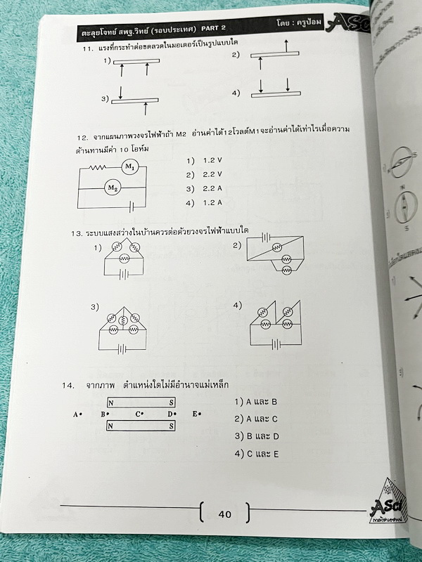 ►สพฐ รอบ2 ระดับประเทศ◄ ASCI Tutor เอซายน์ ครูป้อม หนังสือเรียนวิทย์ คอร์สติว สพฐ รอบ 2 ระดับประเทศ อาจารย์มีบอกจุดเน้น บทเน้นที่ต้องอ่านก่อนเข้าห้องสอบ เนื้อหาตีพิมพ์สมบูรณ์ มีโจทย์ระดับยาก Advanced เพื่อเตรียมตัวสอบสพฐ รอบ 2 ระดับประเทศโดยเฉพาะ จดเล็กน้อ