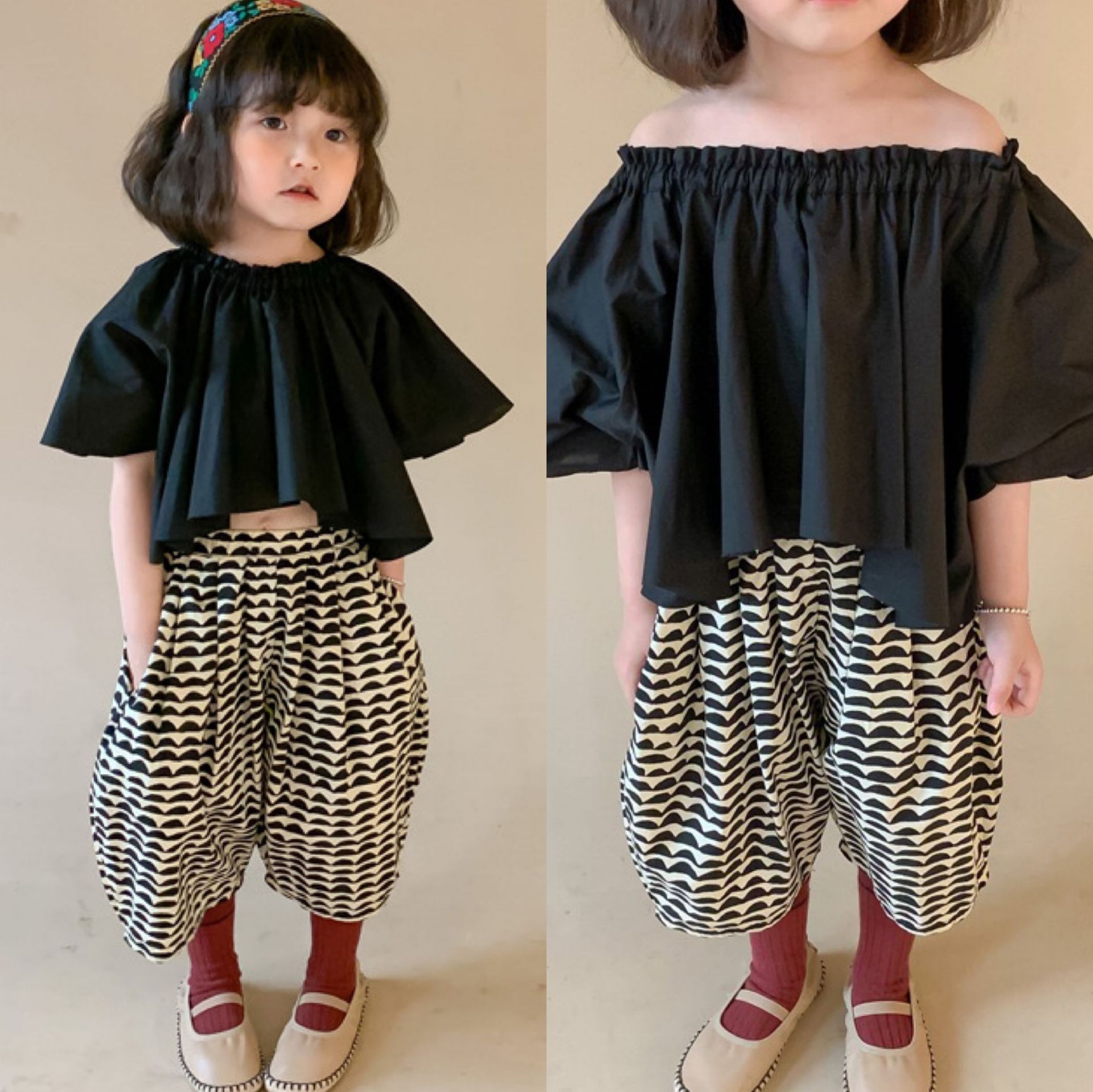 yy123 เสื้อ+กางเกง size 7-15 5 ชุดต่อแพ็ค (เลือกไซส์ได้ ให้ครบแพ็ค)