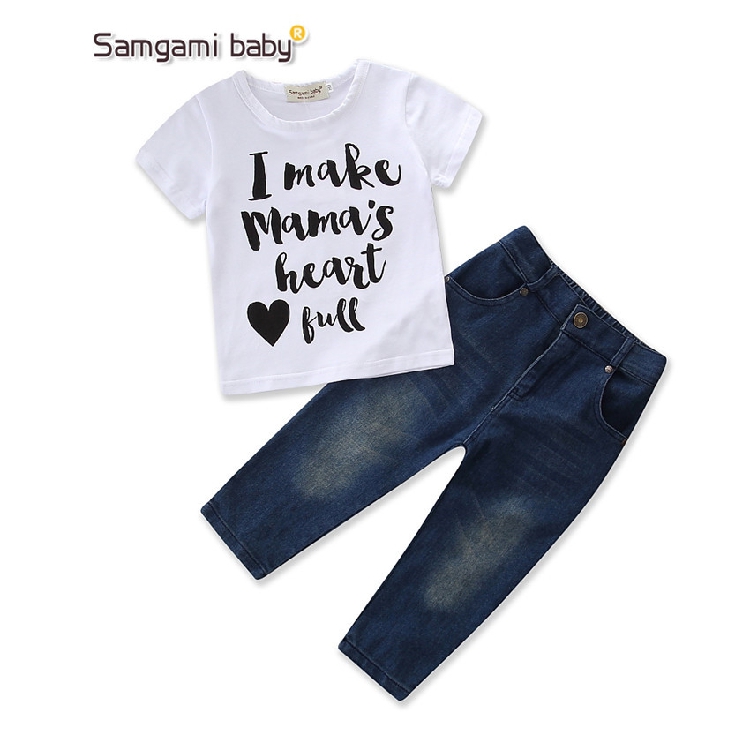 km2980 เสื้อ+กางเกง size 2T-7T 6 ตัวต่อแพ็ค