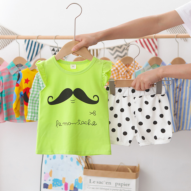ha1568 เสื้อ+กางเกง size 80-110 จำนวน 4 ตัวต่อแพ็ค