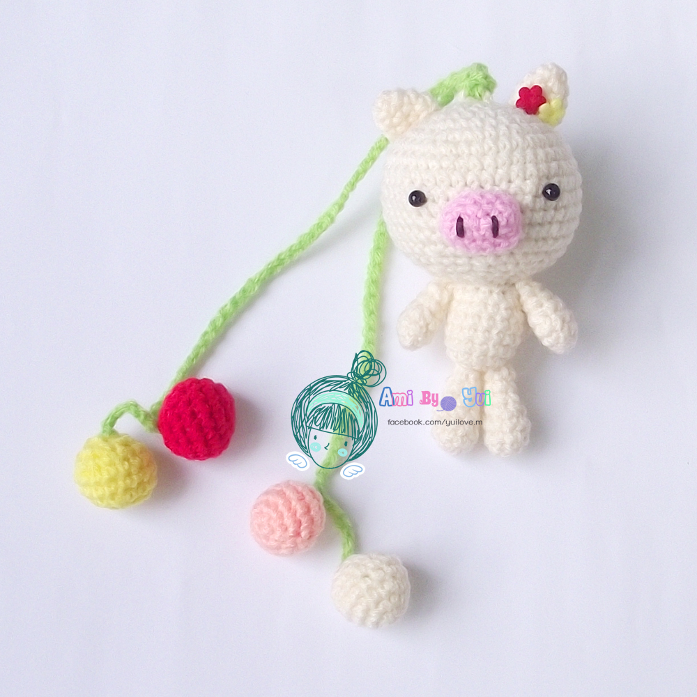 พวงห้อยกระเป๋าหมูพิงค์กี้