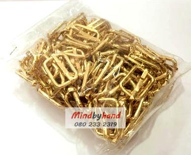 ห่วงปรับสาย สีทอง ขนาด 2.5 cm.