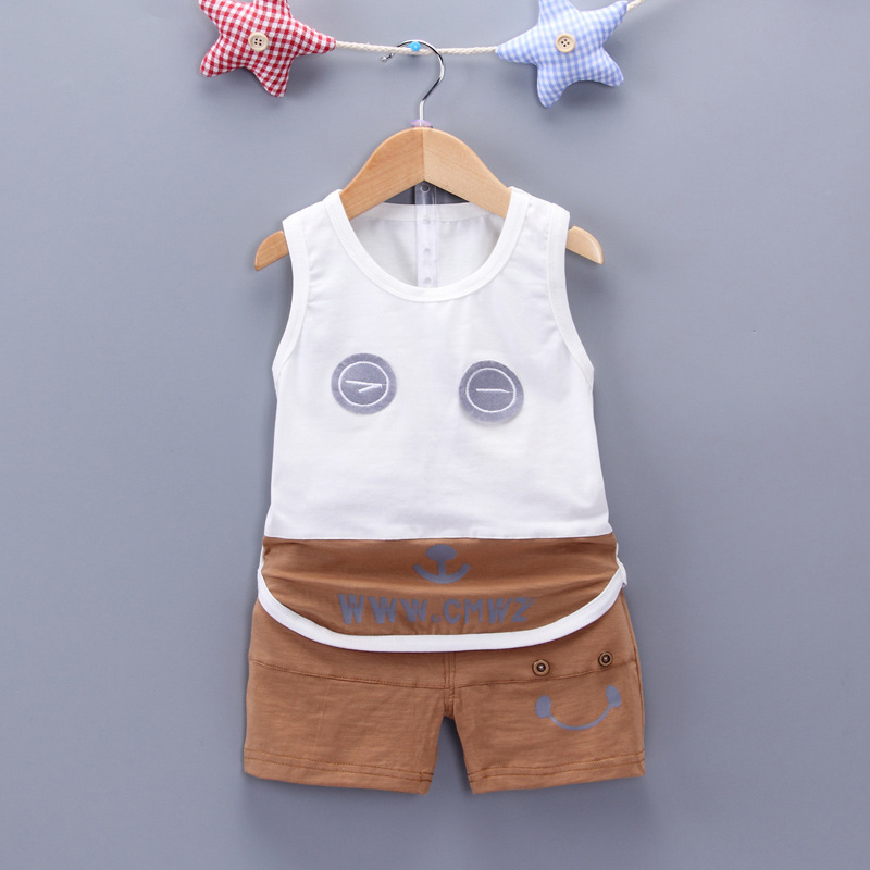 ha411 เสื้อกล้าม+กางเกง size 80-110 4ตัวต่อแพ็ค
