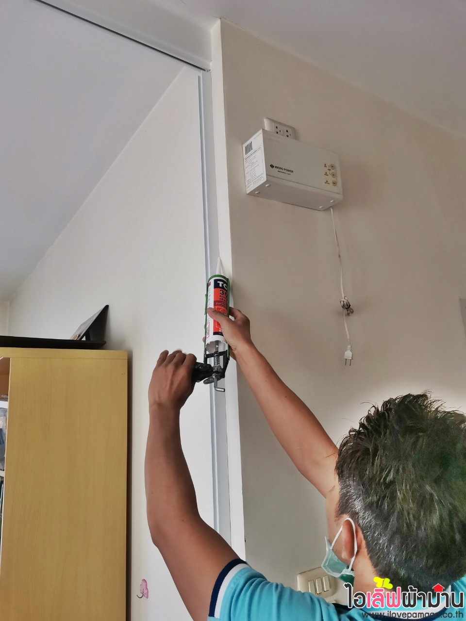 [H509] ผลงานติดตั้ง #ฉากกั้นห้อง หน้างาน เบญญาภา ปิ่นเกล้า ซอย 3