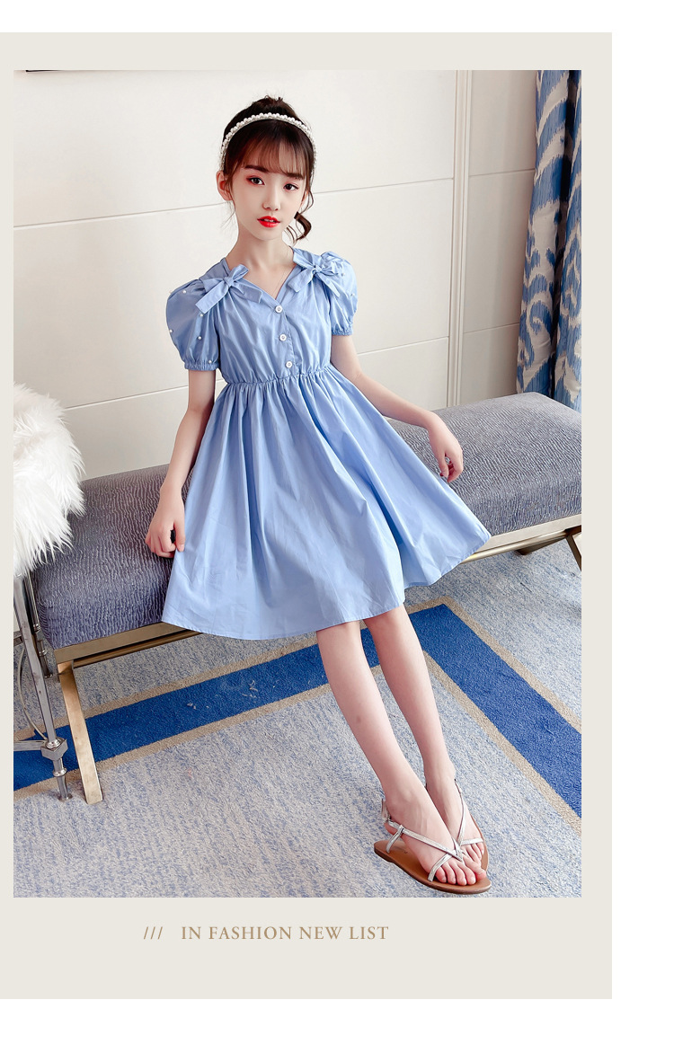 dr4999 เดรส เด็กโต 3 ตัวต่อแพ็ค 120-170 (เลือกไซส์ได้ให้ครบแพ็ค)