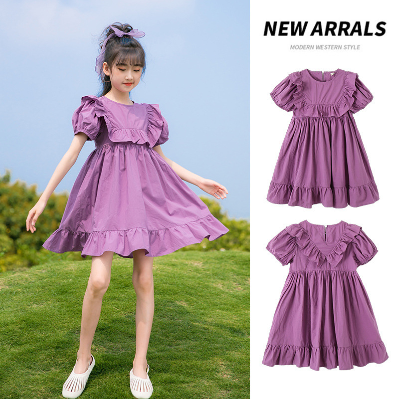 dr4951 เดรส เด็กโต 3 ตัวต่อแพ็ค 110-160 (เลือกไซส์ได้ให้ครบแพ็ค)