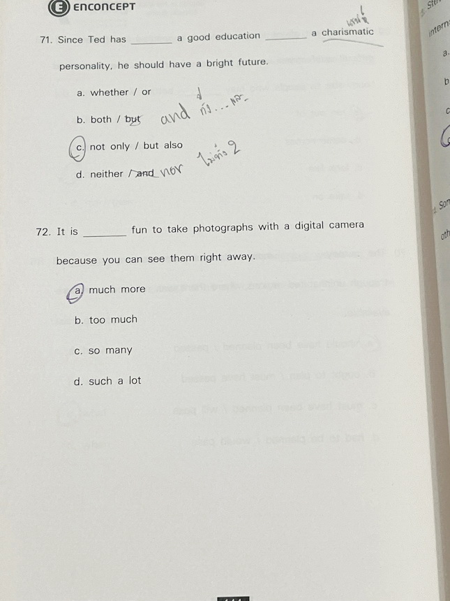 ►ครูพี่แนน Enconcept◄ AX ตะลุยโจทย์ วิชาภาษาอังกฤษม.ต้น Junior Grammar เน้นฝึกทำโจทย์ไวยากรณ์ ม.ต้น ทั้งเล่ม จดครบเกือบทั้งเล่ม จดละเอียด ด้านหลังมี Answer Key เฉลยครบทุกข้อครบทุกพาร์ท