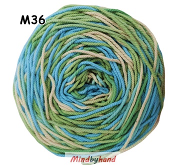 เชือกฟอกสีเหลือบ สี 36