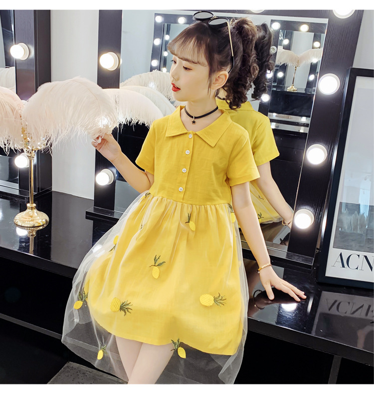 dr4971 เดรส เด็กโต 3 ตัวต่อแพ็ค 110-160 (เลือกไซส์ได้ให้ครบแพ็ค)