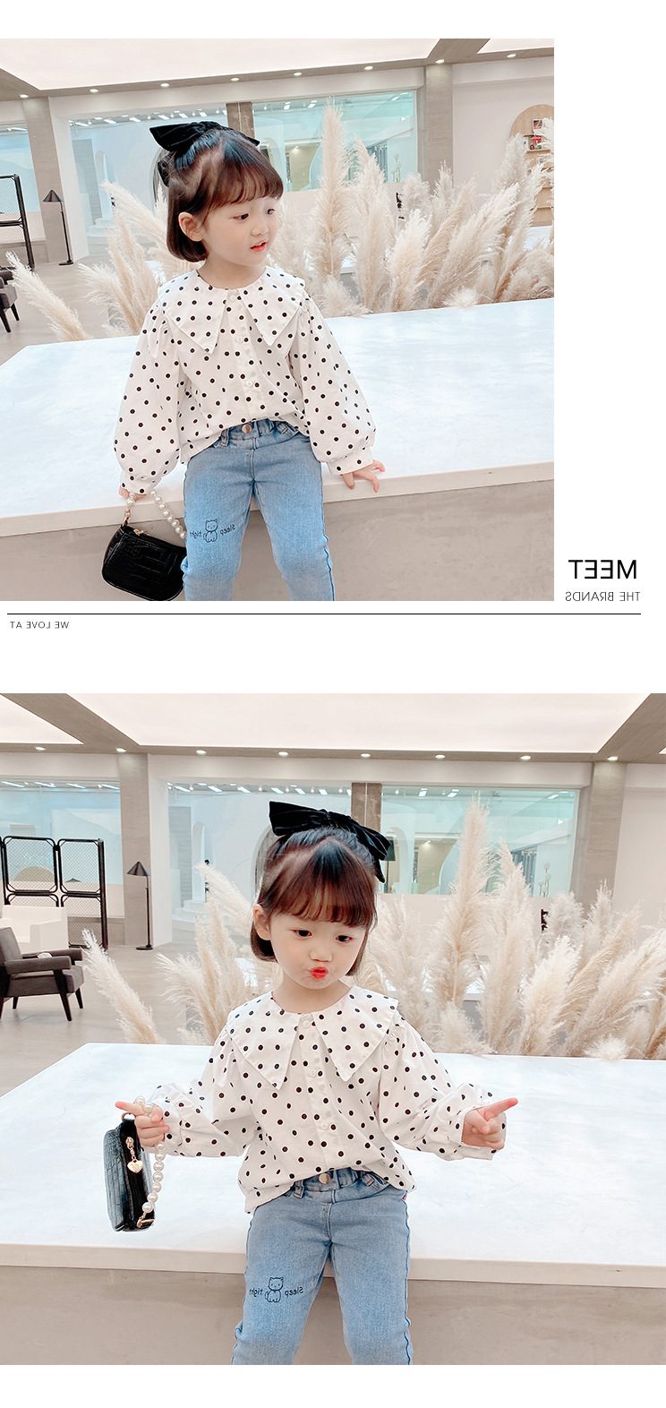 yw1370 เสื้อแขนยาว size 7-15 5 ชุดต่อแพ็ค (เลือกไซส์ได้ ให้ครบแพ็ค)