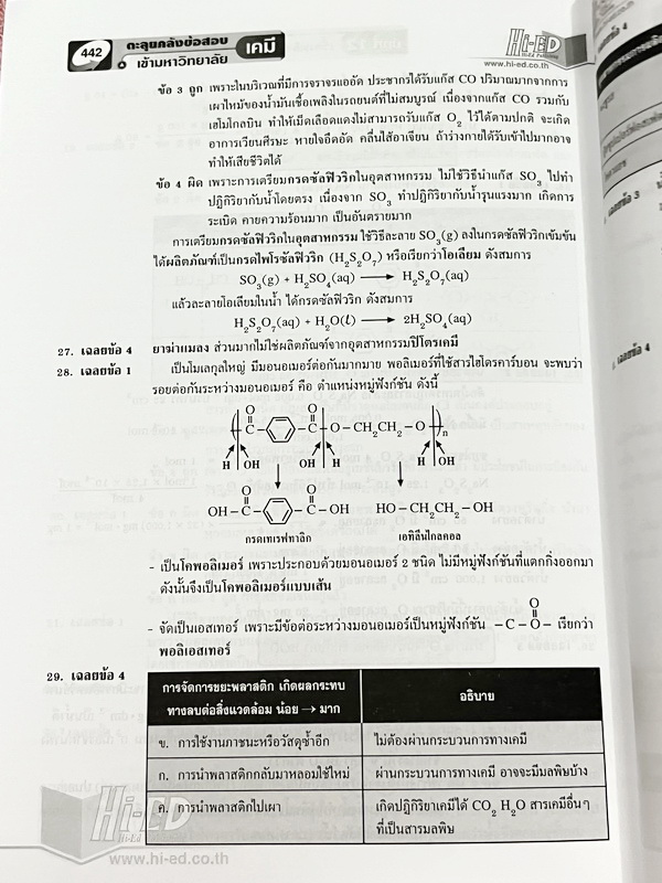 ►หนังสือคลังข้อสอบเคมี◄ หนังสือตะลุยคลังข้อสอบเคมี 1,000 ข้อ อ.สุทัศน์ เจาะลึกวิเคราะห์ข้อสอบที่เคยใช้สอบเข้ามหาวิทยาลัยนับ 1,000 ข้อ คัดแยกเนื้อหาเป็นเรื่อง ๆ สอดคล้องกับเนื้อหาหลักสูตรที่ใช้เรียนและสอบเข้าปัจจุบัน เหมาะสำหรับนักเรียนในระดับชั้น ม.4-5-6