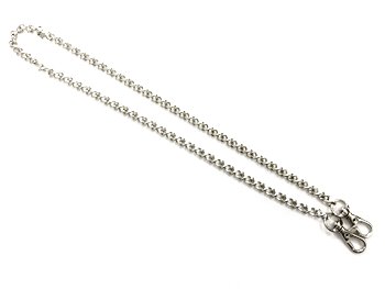 โซ่สายกระเป๋า สีเงิน / สีทอง ลายบิดเล็ก (เลข 8) ความยาว 40 ซม.