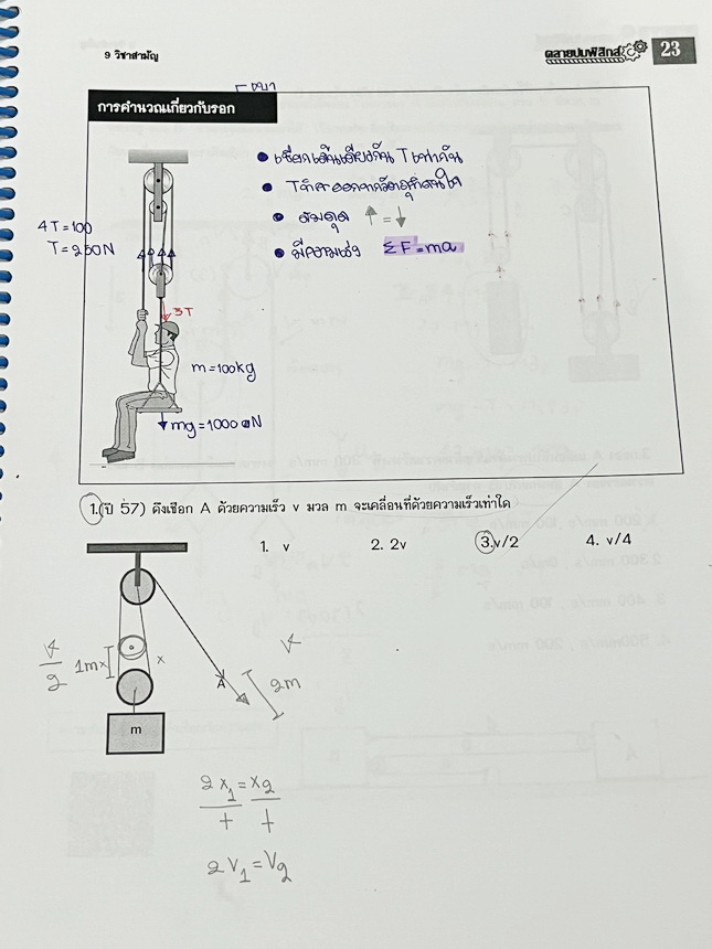 ►คลายปมฟิสิกส์◄ หนังสือกวดวิชาฟิสิกส์ โรงเรียนกวดวิชา Step-by-Step Physics ตะลุยโจทย์ 9 วิชาสามัญฟิสิกส์ เข้มข้นหวังผลได้เป้าหมาย 80+ Edition2 มีโจทย์ข้อสอบและแนวข้อสอบเพื่อเตรียมตัวสอบ 9 วิชาสามัญฟิสิกส์ จดบางหน้า จดละเอียด โจทย์บางข้ออาจารย์มีพิมพ์เฉลยไ
