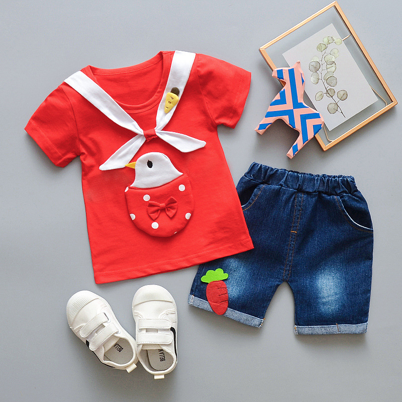 ha703 เสื้อ+กางเกง size 80-110 4ตัวต่อแพ็ค