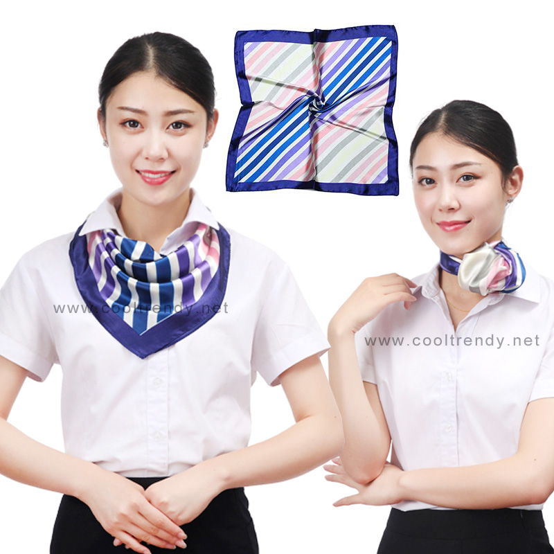 MP32 - ผ้าพันคอจัตุรัส ผ้าพันคอ uniform size 60 x 60 cm.