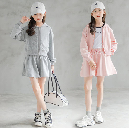 li78 เสื้อคลุม+กางเกง ไม่รวมเสื้อตัวใน size 120-165 3 ตัวต่อแพ็ค (เลือกไซส์ได้ให้ครบแพ็ค)