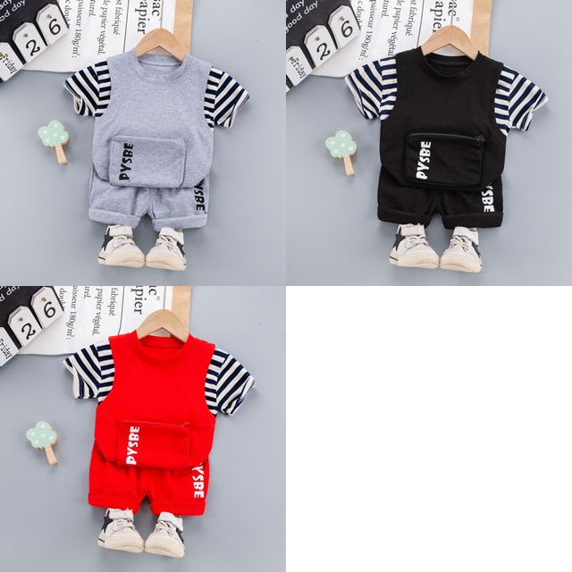 ha1399 เสื้อ+กางเกง size 80-110 จำนวน 4 ตัวต่อแพ็ค