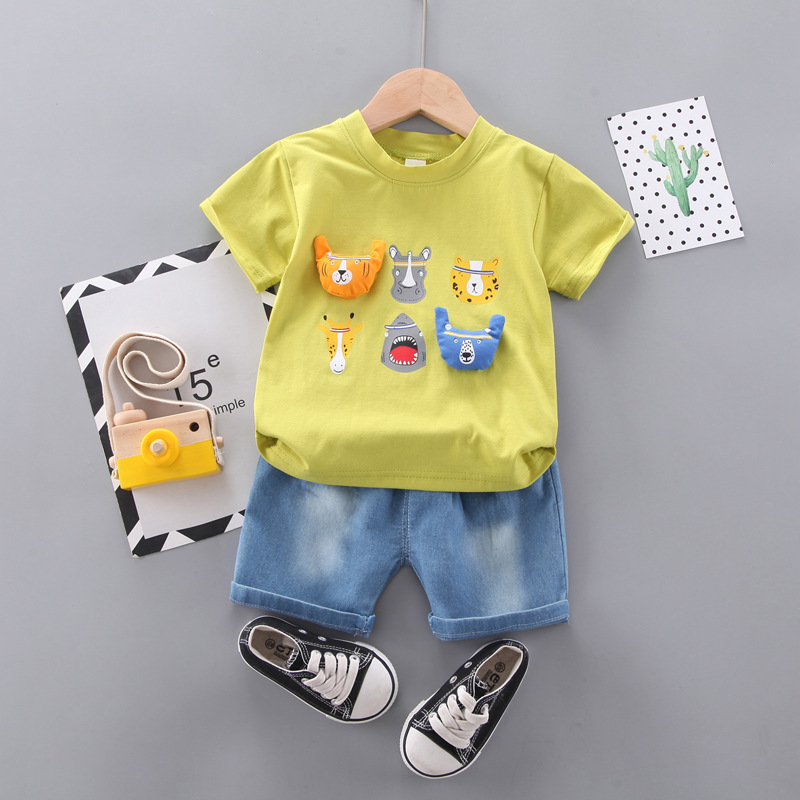 ha1474 เสื้อ+กางเกง size 80-110 จำนวน 4 ตัวต่อแพ็ค