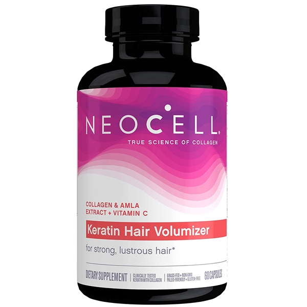 พร้อมส่ง เคราตินบำรุงผม Neocell Keratin Hair Volumizer 60 Capsules