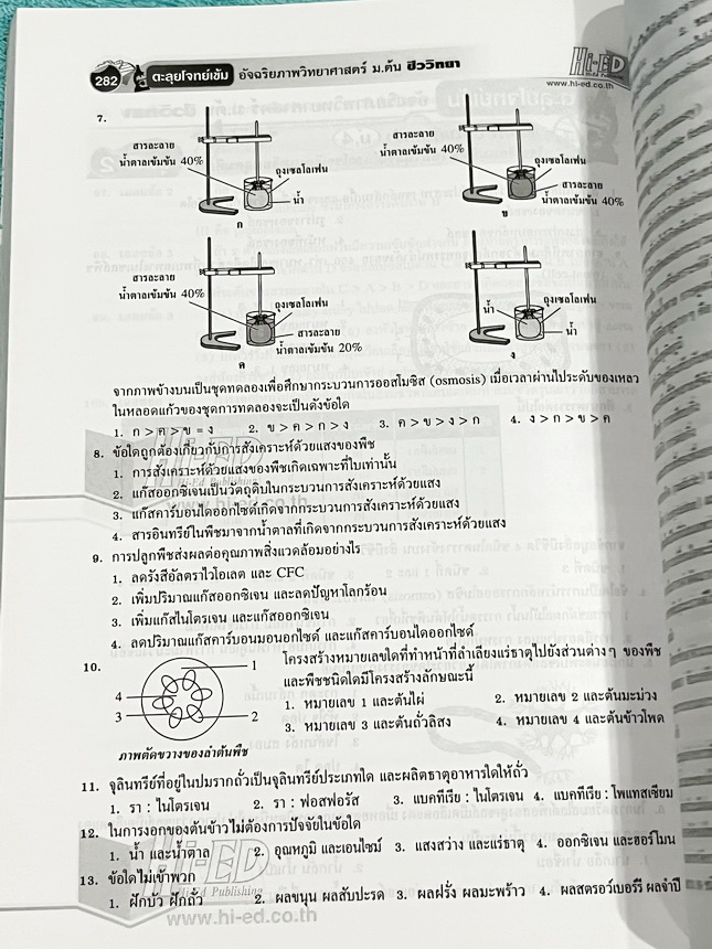 ►หนังสือชีววิทยาม.ต้น◄ หนังสือ Hi-ED ดร.สมาน แก้วไวยุทธ ตะลุยโจทย์เข้มอัจฉริยภาพ วิทยาศาสตร์ (ชีววิทยา) ระดับ ม.ต้น 1,700 ข้อ เพื่อเตรียมตัวสอบเเข่งขันวิทยาศาสตร์ระดับชั้น ม.ต้น เตรียมสอบคัดเลือกเข้าเรียนต่อระดับชั้น ม.4โรงเรียนเตรียมอุดม โรงเรียนมหิดล โร