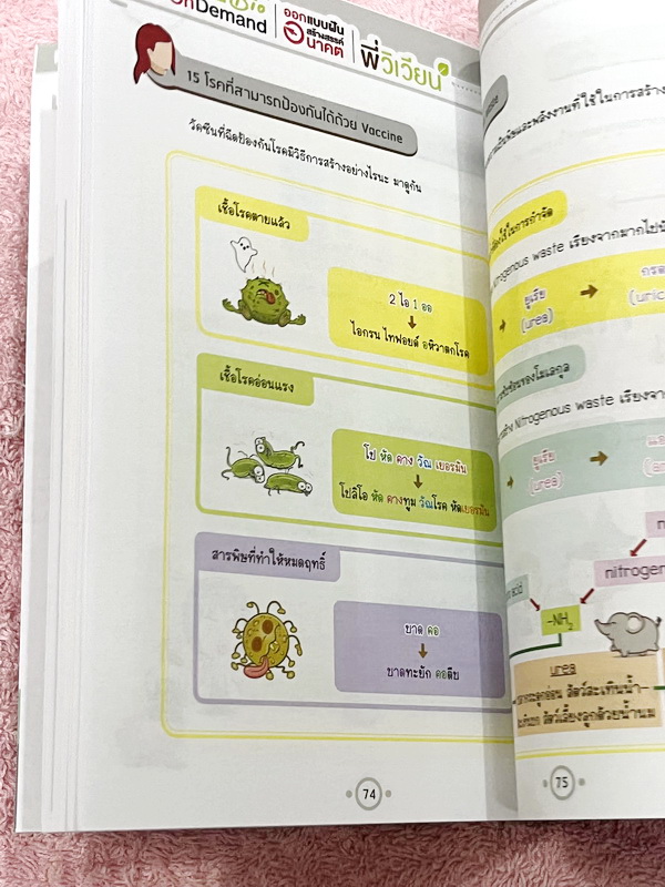 ►Bio Code◄ หนังสือชีววิทยาพี่วิเวียน ออนดีมานด์ Bio Code รวม Trick เทคนิคการจำ อารมณ์คล้ายๆสูตรลัดของคณิตศาสตร์ ออกแบบอ้างอิงการจดจำของสมอง เห็นปุ๊บ ตอบได้ปั๊บ ประหยัดเวลาด้วย Bio Code // ในหนังสือมีเขียนเล็กน้อย หนังสือพิมพ์สีสวยงามทั้งเล่ม หนังสือมีขนาด