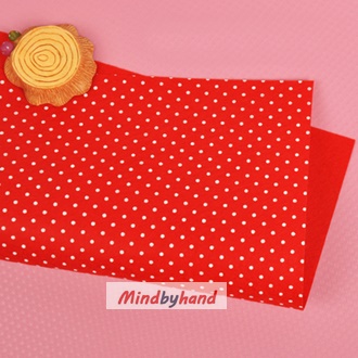 ผ้าสักหลาด ลายจุด (จุดเล็ก)